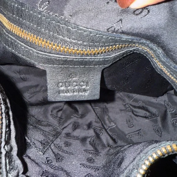 Gucci Black and Gold Shoulder Bag - Picture 6 of 10